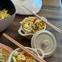 可能是豆腐和義大利麵的圖像