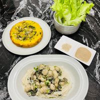 可能是歐姆蛋和豆腐的圖像