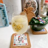 可能是飲料和文字的圖像