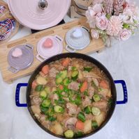 可能是豆腐、火鍋和文字的圖像