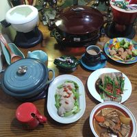 可能是豆腐、起司火鍋和火鍋的圖像