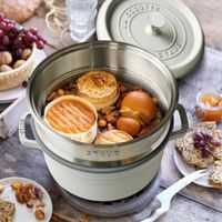 可能是顯示的文字是「 COCOTTE STAUS STAUB STAUB NL 까드 A STALE ST 」的圖像
