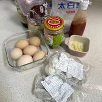 可能是粥、豆腐、蛋黃和文字的圖像