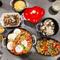 可能是印度香料飯、火鍋和西班牙大鍋飯的圖像