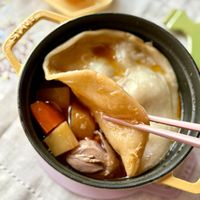 可能是香菇和豆腐的圖像