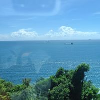 可能是暮光、海洋和地平線的圖像