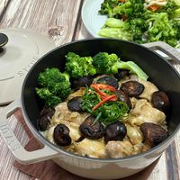 可能是香菇、豆腐和文字的圖像