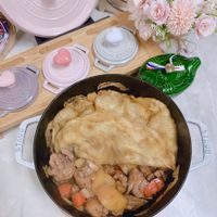 可能是牧羊人派和文字的圖像