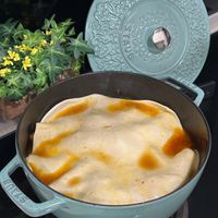 可能是牧羊人派、肉餡餅和文字的圖像