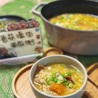 可能是粥、豆腐和文字的圖像