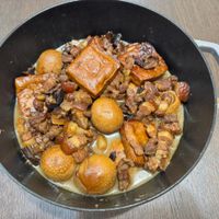 可能是香菇和豆腐的圖像