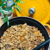 可能是香菇、豆腐和文字的圖像