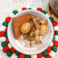 可能是豆腐、粥和龍眼的圖像