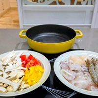 可能是豆腐和西班牙大鍋飯的圖像