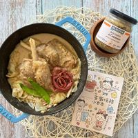 可能是豆腐、香菇和文字的圖像