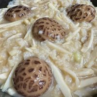 可能是粥和香菇的圖像