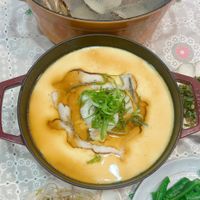 可能是粥、豆腐和拉麵的圖像