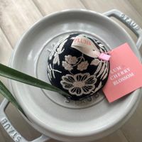 可能是顯示的文字是「 ETAUE SYAUB PLUM& LUM S CHERRY BLOSSOM BLOSSOM NVAS 」的圖像