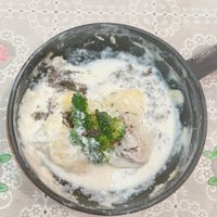 可能是麵、甜點和粥的圖像