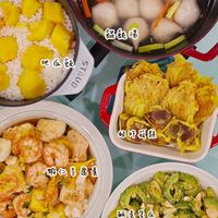 可能是火鍋、豆腐、龍眼和文字的圖像