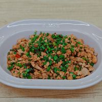 可能是豆腐、北非小米飯和炒飯的圖像