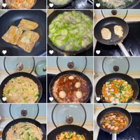 可能是豆腐、炒飯、拉麵和文字的圖像