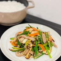 可能是香菇和豆腐的圖像