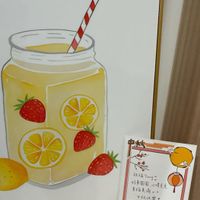 可能是飲料和文字的圖像