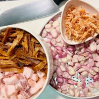 可能是鯷魚和豆腐的圖像