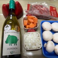 可能是香菇、豆腐和文字的圖像