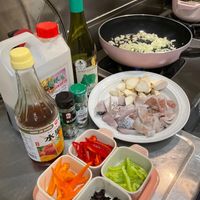 可能是豆腐和香菇的圖像