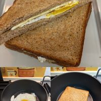 可能是蛋黃和黑麥麵包的圖像