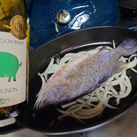 可能是顯示的文字是「 E PETIT COCHONNET SAUVIGNON kpoo 」的圖像