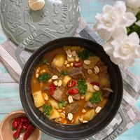 可能是豆腐、火鍋、香菇和文字的圖像