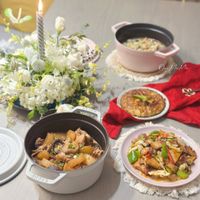 可能是義大利麵、豆腐和文字的圖像