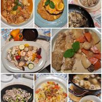 可能是義大利麵、拉麵、香菇、豆腐、麵、紫蘇和文字的圖像