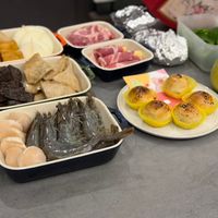 可能是港式點心、火鍋和豆腐的圖像