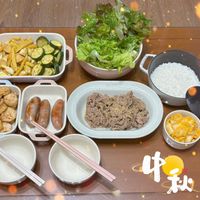 可能是豆腐、麵和文字的圖像
