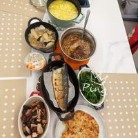 可能是豆腐、火鍋、粥和文字的圖像