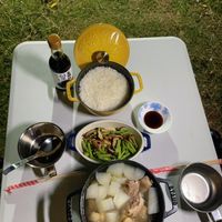 可能是營地和豆腐的圖像