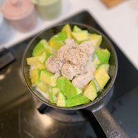 可能是豆腐和水波蛋的圖像
