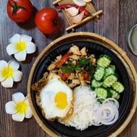 可能是水波蛋、豆腐和文字的圖像