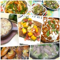 可能是粥、炒飯、炒麵和顯示的文字是「零油條鮮剪 PhotoGrid 」的圖像