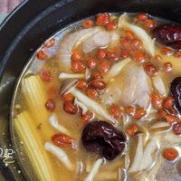 可能是‎粥、火鍋、龍眼和‎顯示的文字是「 ‎ل ናታ JT料理學習日記‎」‎‎ 的圖像