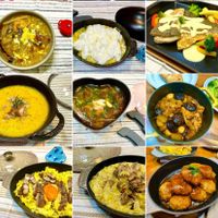 可能是炒麵、豆腐和文字的圖像