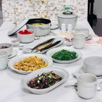 可能是義大利麵和火鍋的圖像