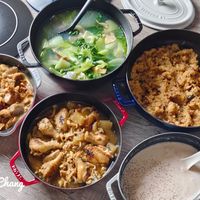 可能是粥、豆腐和文字的圖像