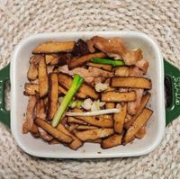 可能是豆腐和香菇的圖像