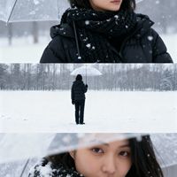 可能是一或多人、牛角扣大衣、羽絨外套和文字的圖像