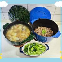可能是火鍋、豆腐和文字的圖像